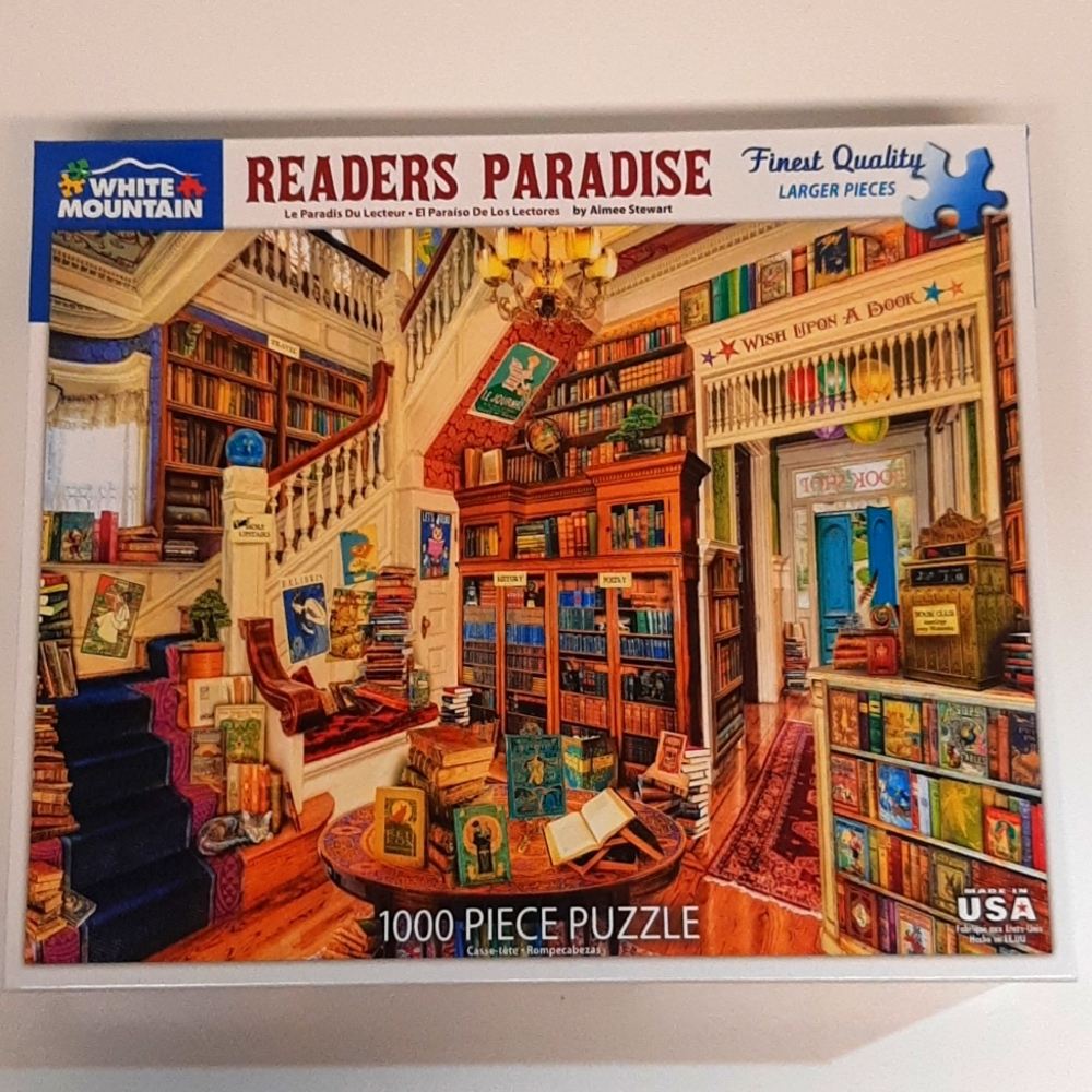 White Mountain Readers Paradise 1000 piece puzzle